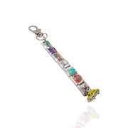 New York Taxi Italian Charm Keychain