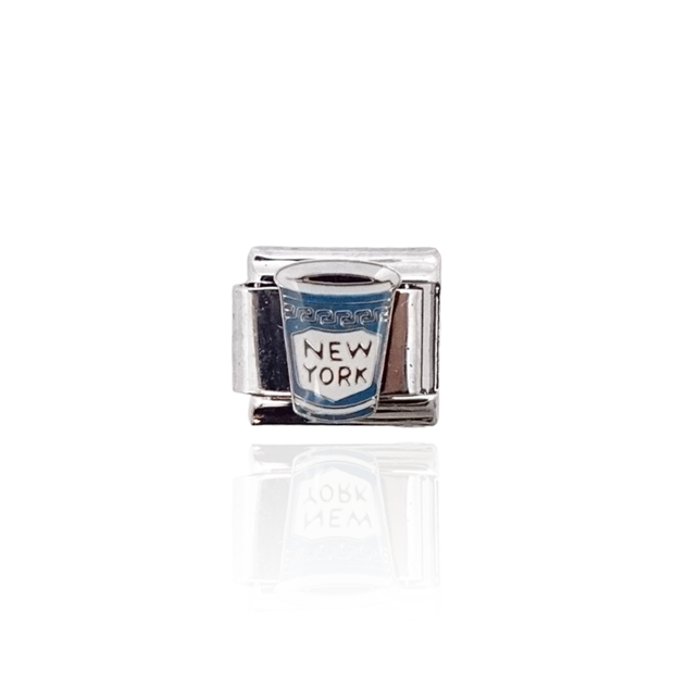NY Coffee Cup Italian Charm