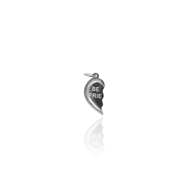 Best Friends Heart Charm