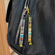 New York Taxi Italian Charm Keychain