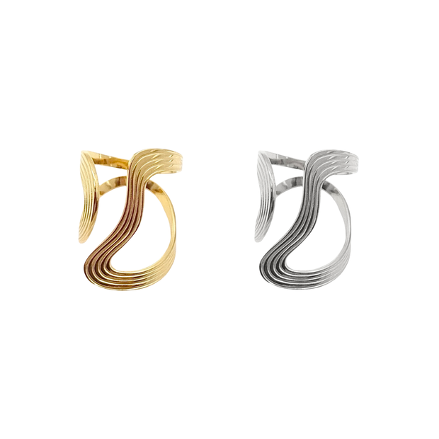 Wavy Texture Ring