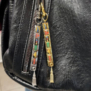 New York Empire State Building Italian Charm Keychain