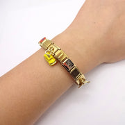 Gold New York Italian Charm Bracelet