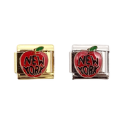 Apple New York Italian Charm