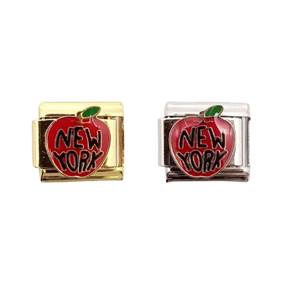 Apple New York Italian Charm