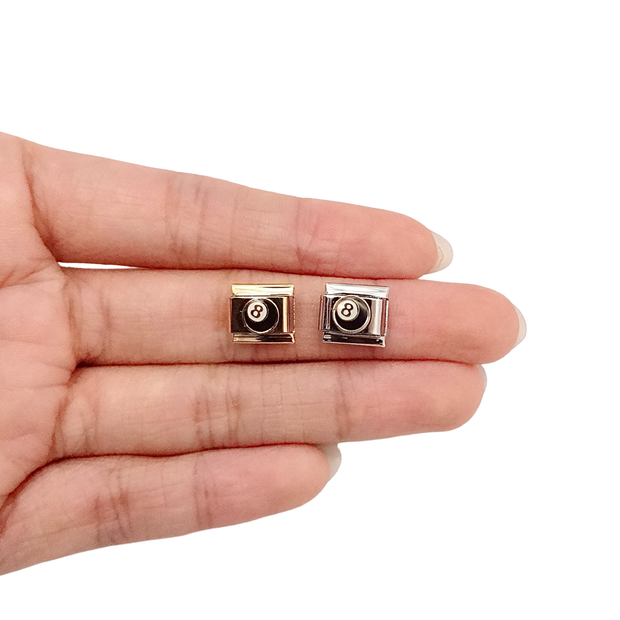 8 Ball Italian Charm