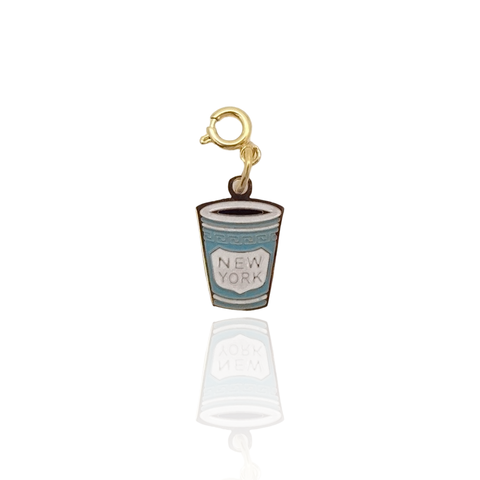 NY Coffee Cup Charm