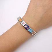 Silver New York Italian Charm Bracelet