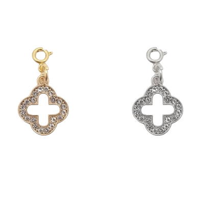 Diamond Clover Charm