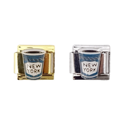 NY Coffee Cup Italian Charm