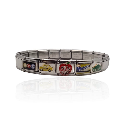 Iconic NYC Italian Charm Bracelet