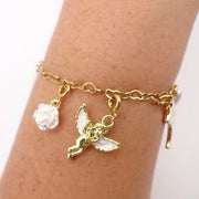 Gold Angel Charm