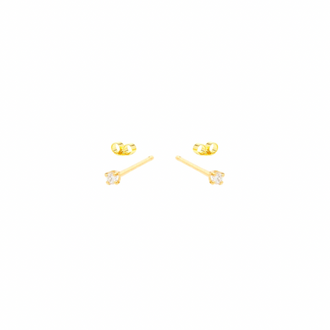 KIKICHIC Cartilage Mini Diamond Prong Set Yellow Gold Stud Earrings, Silver Teeny Tiny Diamond Earrings Tragus, Diamonds Tiny 4 Prong Set Earrings Helix Studs, Gold Tiny Stone Earrings Conch Everyday Stud Earrings, Solitaire Diamond Stud Earrings, Mini Set Diamond  Stud Earrings, Diamond Conch Stud Earrings.