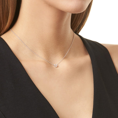 KIKICHIC This delicate CZ pavé letter U initial necklace is perfect for every day. Adorable initial necklace featuring in silver and 18k gold finish with CZ stone. Simple, delicate and elegance, perfect to match your outfit for everyday wear or for a special event. Dainty, simple, elegant and sweet design made to keep your loved one near your heart. The perfect gift to celebrate birthday, anniversary, valentine's, Christmas or more.
