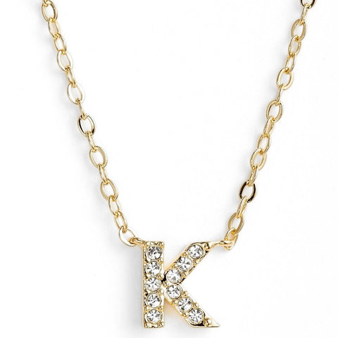 CZ Silver Initial(K) Pendant 24 Inches Franco Chain Set 58479: buy online  in NYC. Best price at TRAXNYC.