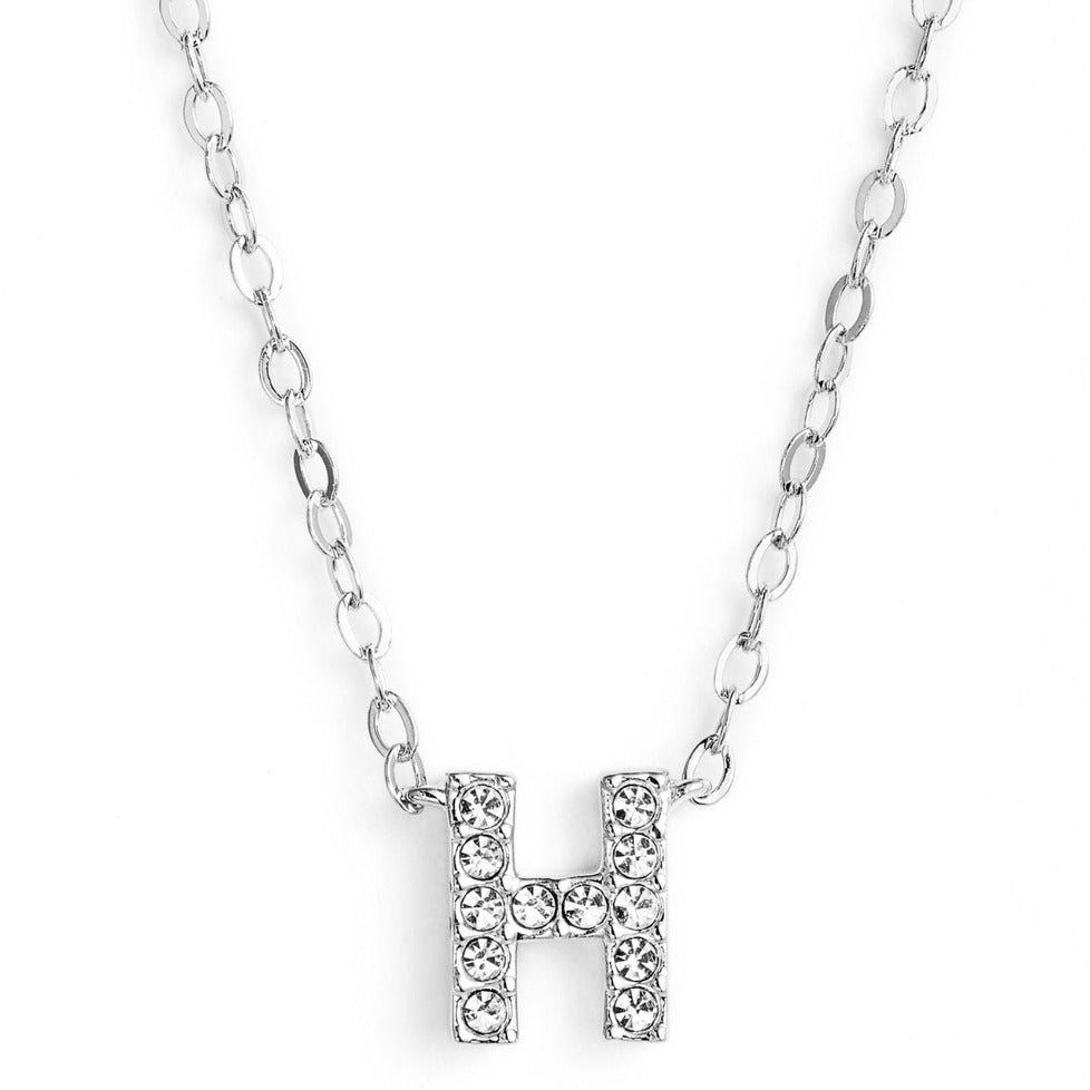 Buy M Men Style English Alphabet Initial Charms Letter Initial H Alphabet  Silver Stainless Steel Letters Script Name Pendant Chain Necklace from A-Z  for For Men And Women at Amazon.in