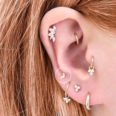 ear piercing tragus diamond