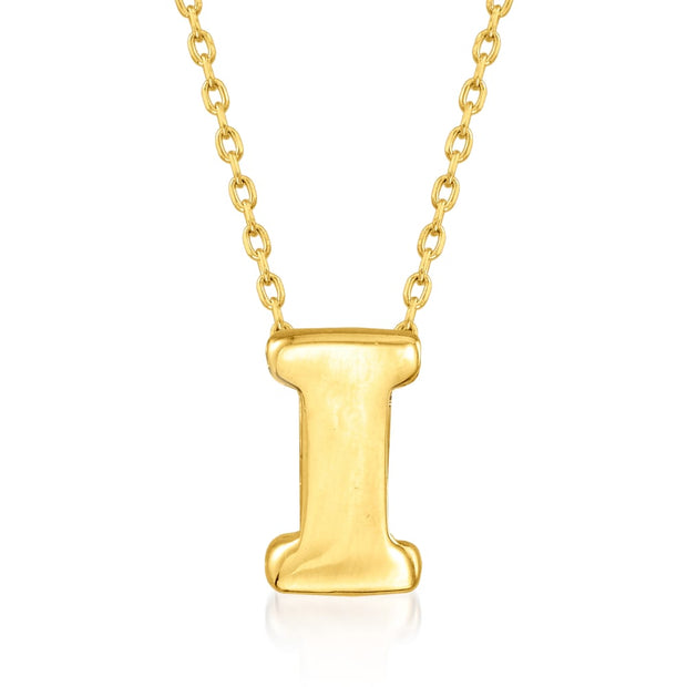 Simple Initial Letter Necklace