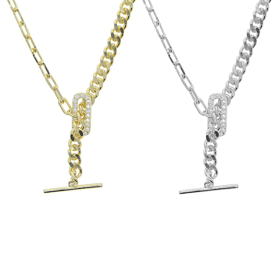 新品】quip queint rectangle chain necklace quip queint｜rectangle