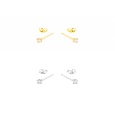 KIKICHIC Cartilage Mini Diamond Prong Set Yellow Gold Stud Earrings, Silver Teeny Tiny Diamond Earrings Tragus, Diamonds Tiny 4 Prong Set Earrings Helix Studs, Gold Tiny Stone Earrings Conch Everyday Stud Earrings, Solitaire Diamond Stud Earrings, Mini Set Diamond  Stud Earrings, Diamond Conch Stud Earrings.