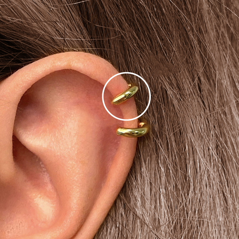 Musemond Tiny Cartilage Huggie Hoop Earring