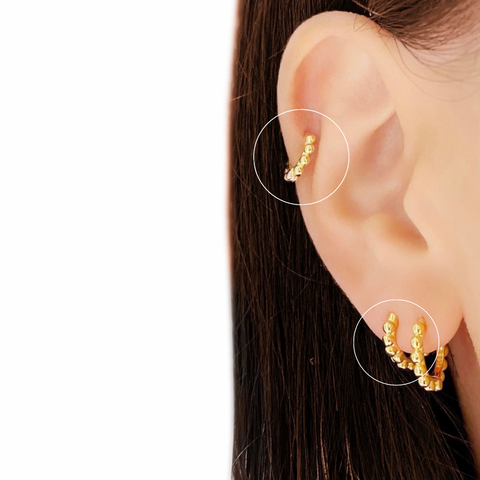 Cartilage Earrings | Cartilage Hoop Earrings | Cartilage Piercing Earr -  Rebel Bod