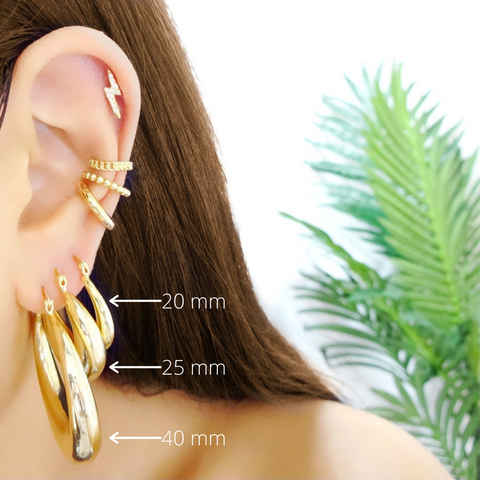 Women's Iconic Dome Hoop Earrings