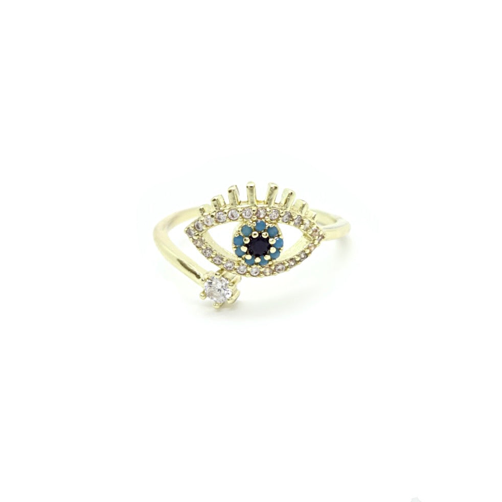 eye リング Eye Star Ring Adjustable – KIKICHIC