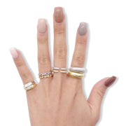 KIKICHIC CZ Diamond Claw Ring Sterling Silver (925), Dainty Diamond Claw Open Ring 18k Gold, Claw Stackable Open Ring Gold, Triple Row Band Claw Open Ring Adjustable 18k Gold, Minimal Claw Adjustable Open Band Ring Silver, Modern Midi Open Claw Ring Stacks, Solid Sterling Claw Open Rings.