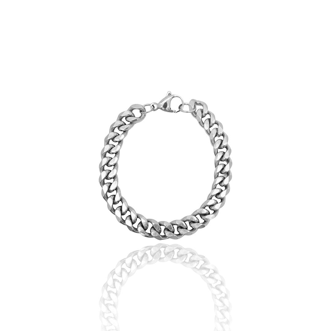 KIKICHIC | 8 mm Thickness Chunky Cuban Curb Chain Stack Bracelet