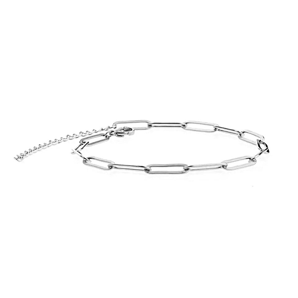 Chunky Paper hot Clip Chain Anklet