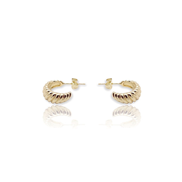 KIKICHIC 14k Gold Light Tiny Croissant Hoops Studs, Silver Mini Croissant Studs Earrings, Studs Croissant Hoops, Mini Croissant Hoops Studs Hypoallergenic, Vermeil 14k Gold Twist Croissant Lightweight Hoops Studs Earrings, Gold Filled Hoops Earrings 13 mm, Classic Mini Croissant Studs Silver Lightweight, 10 mm Size Small Croissant Gold Studs, High Polish Small Croissant Studs Earrings.