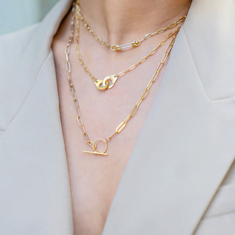 Paperclip Chain - 3mm | Women's Gold Necklace - Dynasty Collect