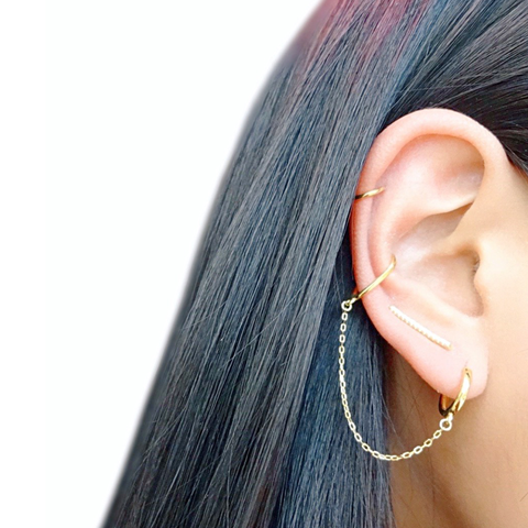 Cuff 2025 hoop earrings