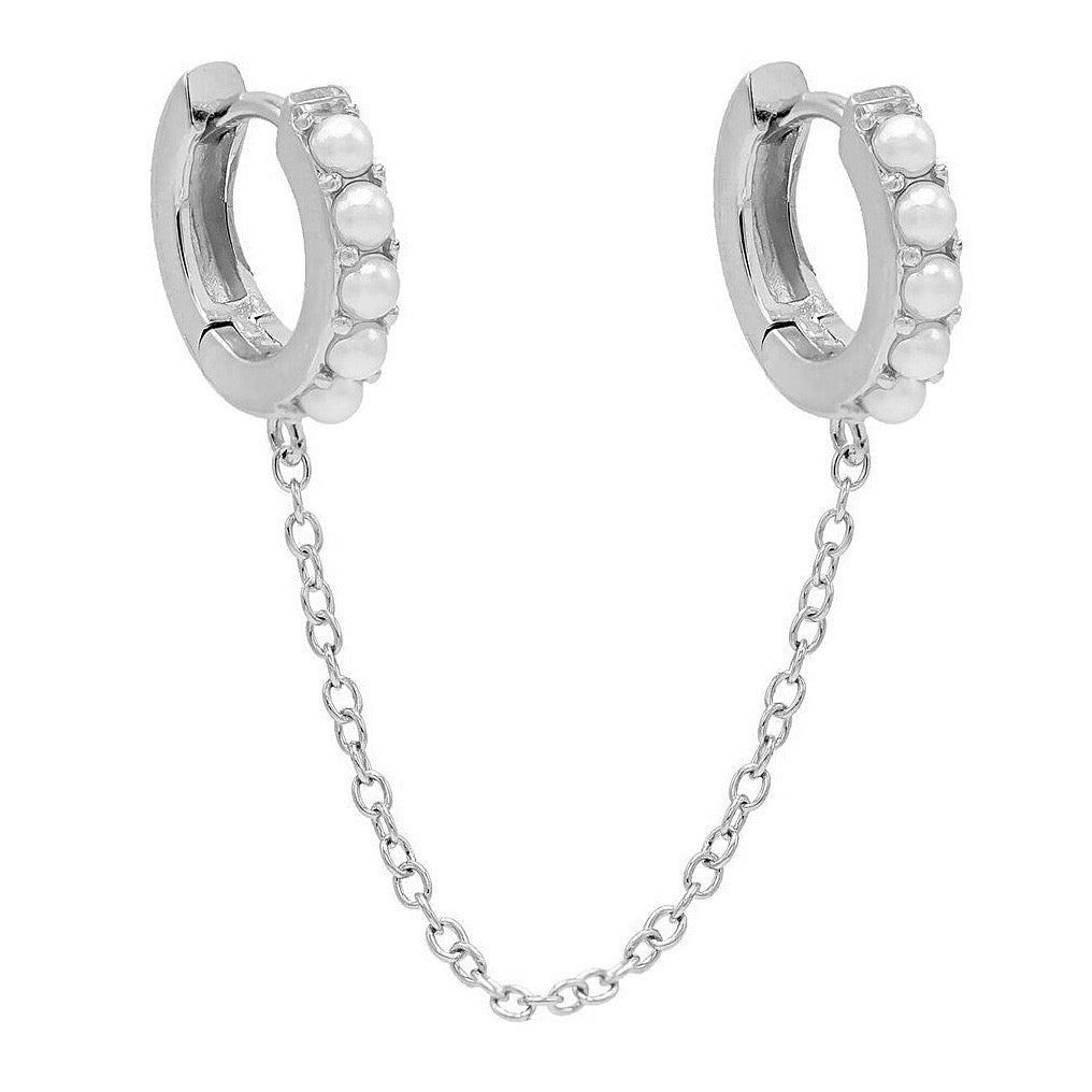 【HYKE】HOOP EARRINGS SILVER925 Sterling Silver Hoop Earrings | TIA By Tia Hayek