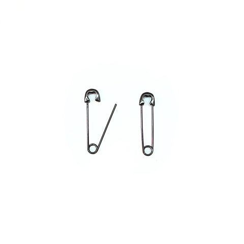 40-200 PCS MINI Black/white Safety Pins,metal Pear-shaped Pins