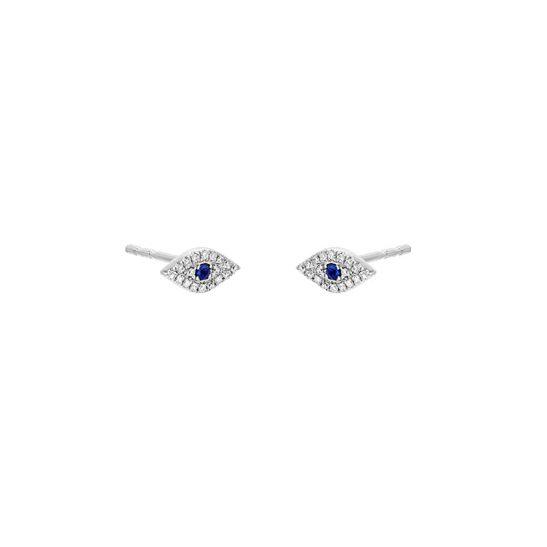 KIKICHIC NYC 14K Gold Enamel Heart Stud Earrings