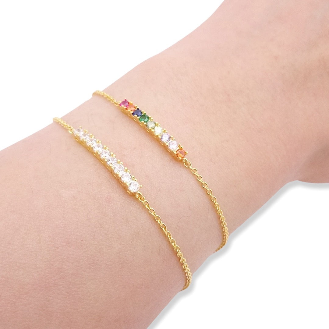◆STONEHENgE◆ DAL 14K Bracelet SA24B97T SAG-24B97T-B4RCG17 StoneHenge Polaris 14K Bracelet SA24A36A 14K Rose Gold Cubic