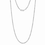 14k Gold Thin Classic Rope Chain Necklace