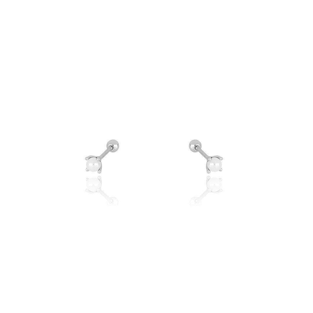 Wholesale Fashion Stud Small Sterling Silver Minimalist Screw Back Earring  From m.