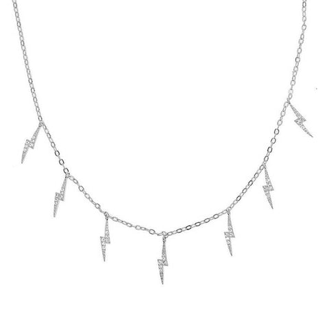Buy Lighting Bolt Necklace Online in India - Etsy