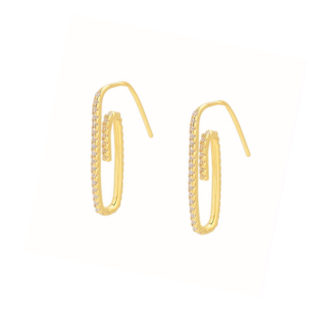 KIKICHIC | NYC | Letter K Stud Earrings CZ Pave Sterling