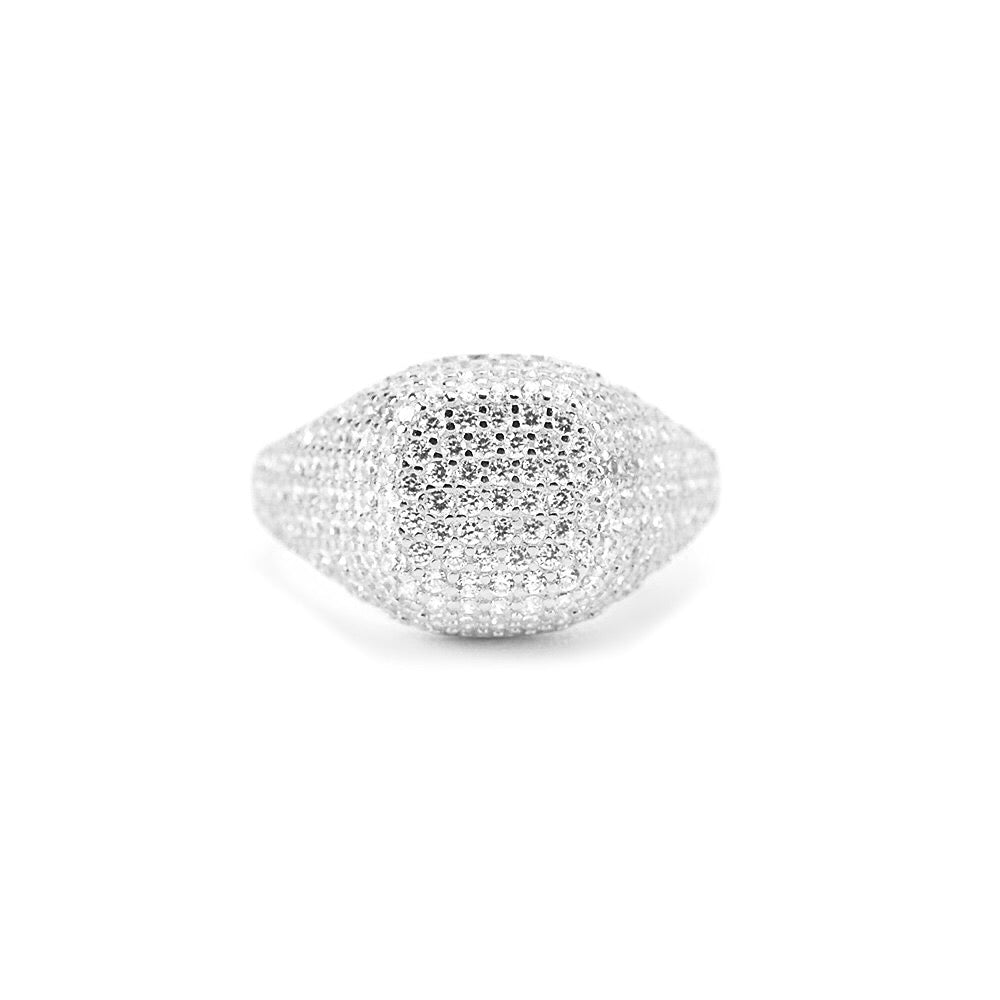 Cubic zirconia pinky on sale rings