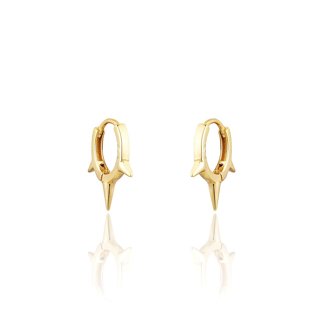 アクセサリー Preek SPIKE HOOP EARRING Spike Hoop Earring Stainless Steel Men Women Classic