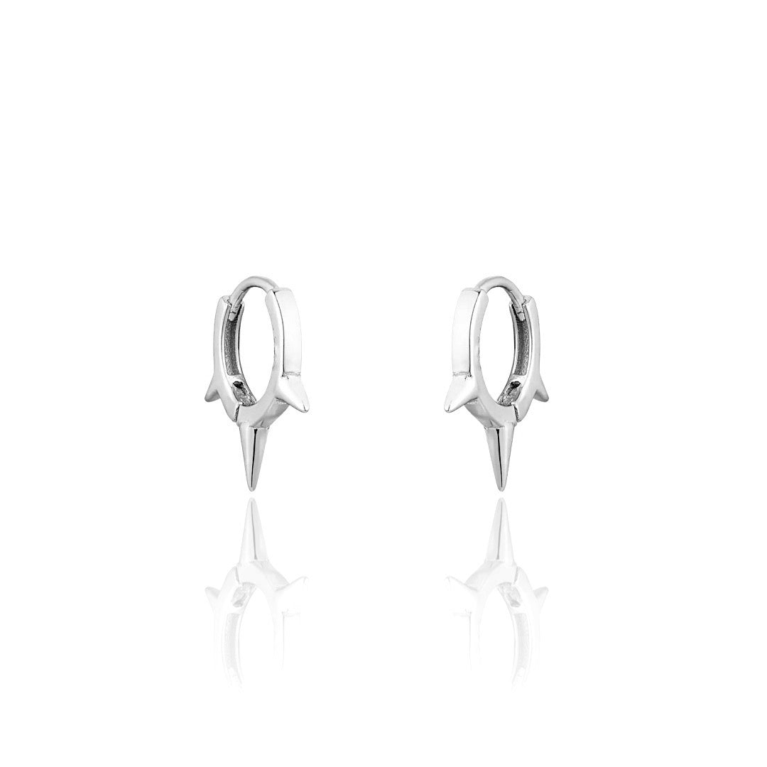 関送込 OHTNYC TRIPLE SPIKE EARRINGS KIKICHIC | NYC | Triple Spike Smooth Huggies Hoops Earrings