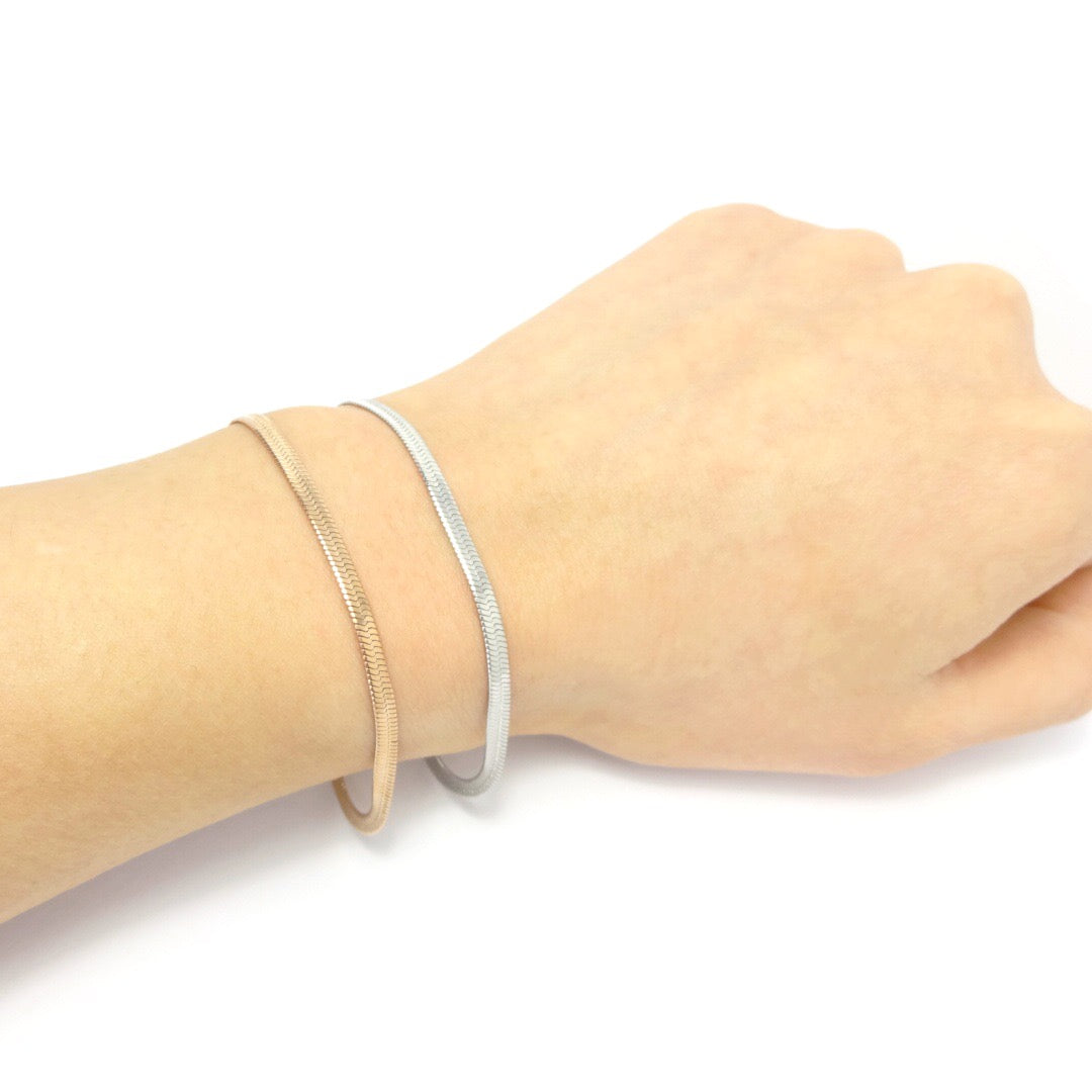 KIKICHIC | NYC | Gold Filled Metal Herringbone Chain