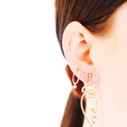 KIKICHIC Cute Half Face Earrings, Abstract Hear Lips Earrings, Picasso Earrings, Picasso Jewelry