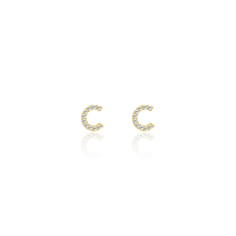 C 2025 initial earrings