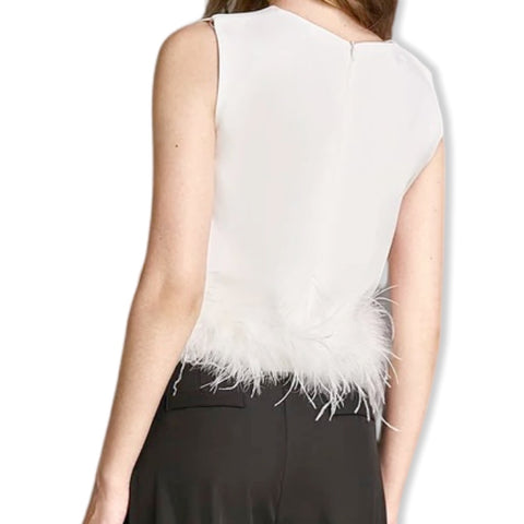 Feather Fashion Top