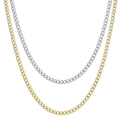Thin Gold Chain Necklace- Thin Boy slim – Baacal
